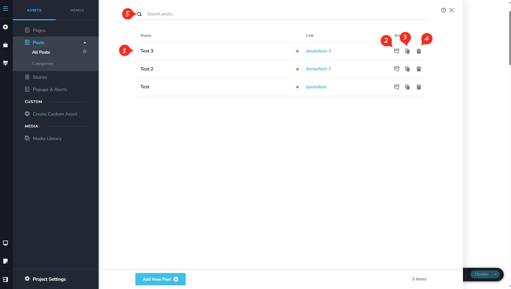 Editor UI Overview
