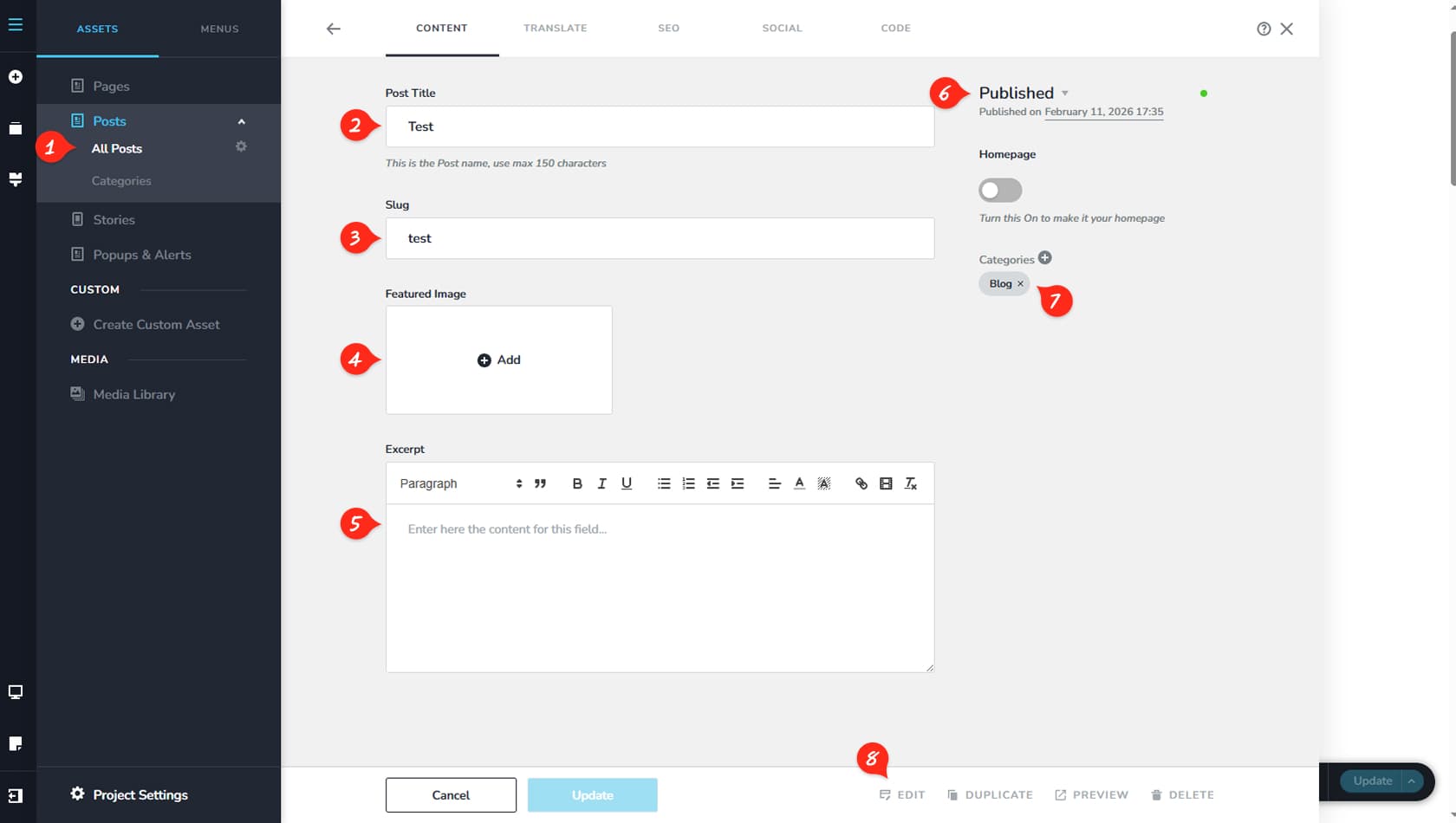 Editor UI Overview
