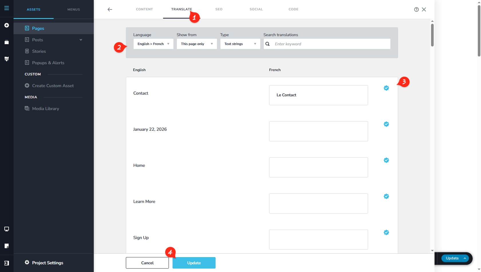 Editor UI Overview