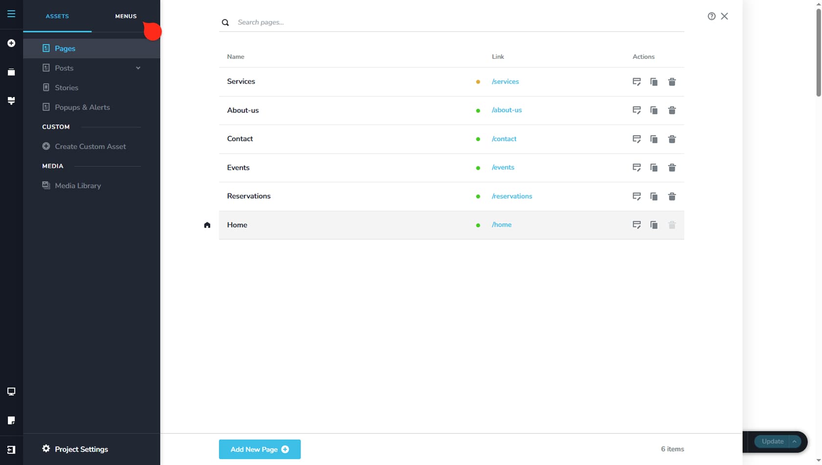 Editor UI Overview