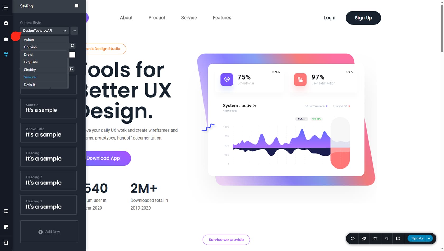 Editor UI Overview