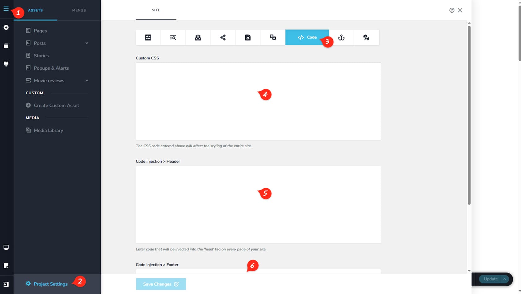 Editor UI Overview