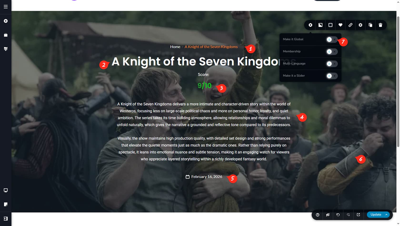 Editor UI Overview