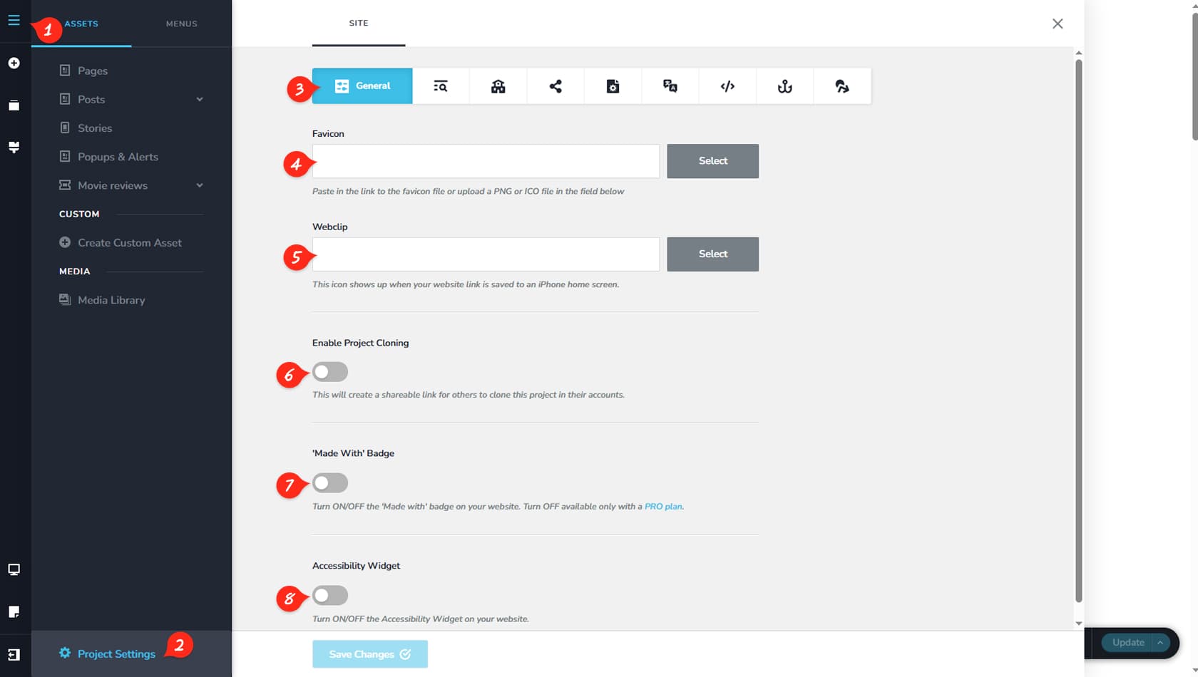 Editor UI Overview