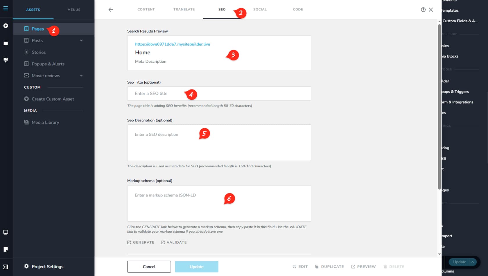 Editor UI Overview