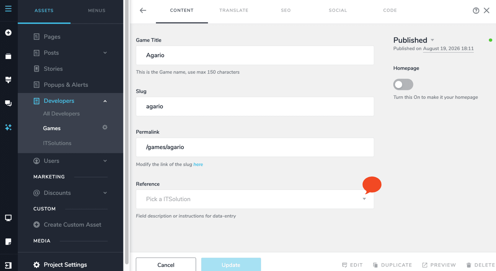 Editor UI Overview