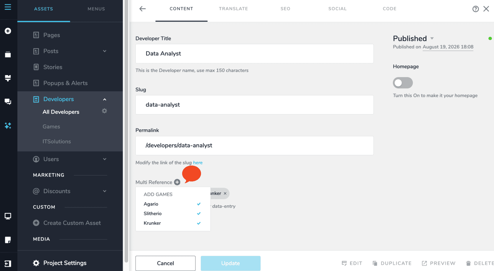 Editor UI Overview