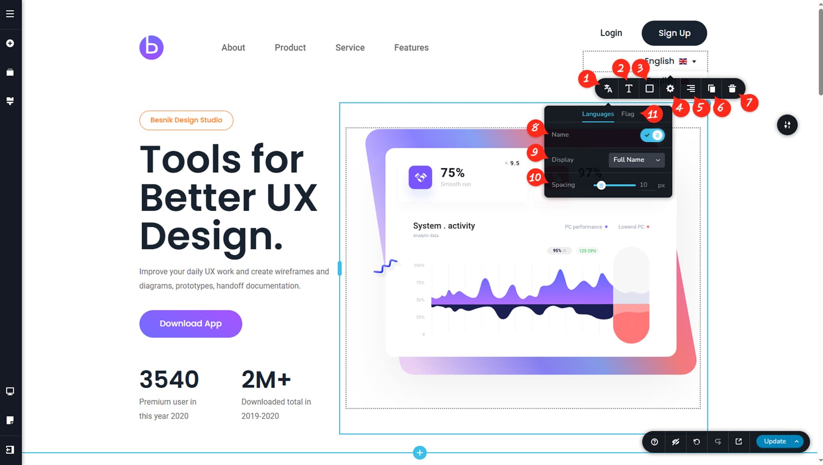 Editor UI Overview